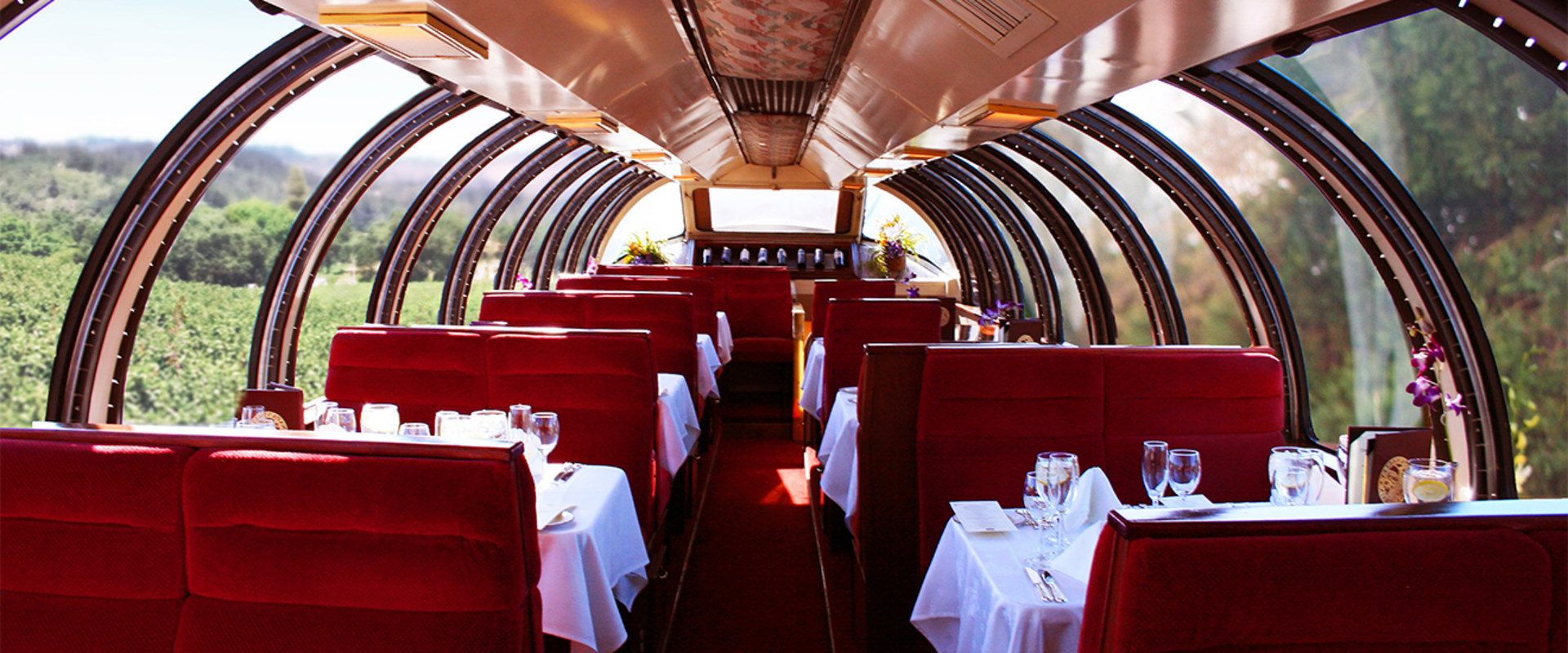 How long is napa wine train?